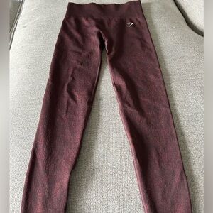 Gymshark Burgundy Leggings